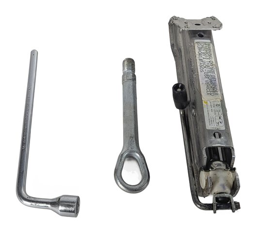 Thumbnail 2: 2011 MERCEDES C300 (W204) EMERGENCY SPARE TIRE LIFT SCISSOR JACK w/ TOOL KIT