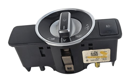 Thumbnail 4: 10-15 MERCEDES C CLASS (W204) HEADLIGHT SWITCH KNOB (w/o daytime running lights)