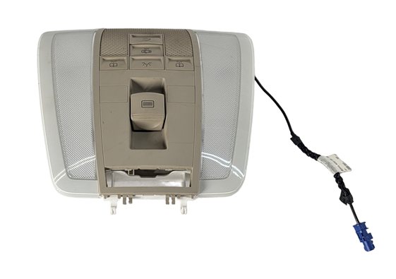 Thumbnail 2: 2011 MERCEDES C300 (W204) OVERHEAD DOME MAP LIGHT SUNROOF SWITCH CONSOLE (Beige)