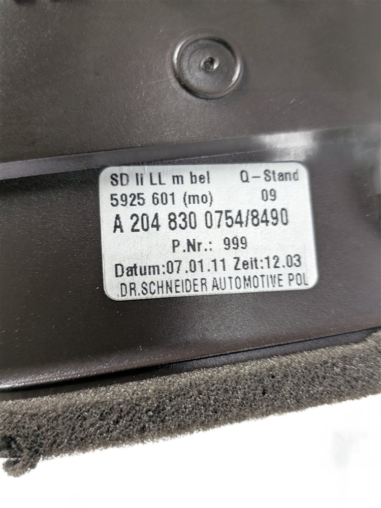 Thumbnail 8: 2011 MERCEDES C300 (W204) FRONT LEFT DRIVER DASH HEATER A/C AIR VENT (Black)