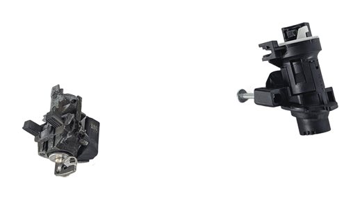 Thumbnail 2: 2011 MERCEDES C300 (W204) DRIVER DOOR & TRUNK LOCK CYLINDER SET/2 w/KEY BLADES