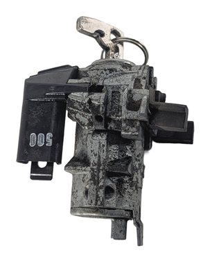 Thumbnail 3: 2011 MERCEDES C300 (W204) DRIVER DOOR & TRUNK LOCK CYLINDER SET/2 w/KEY BLADES