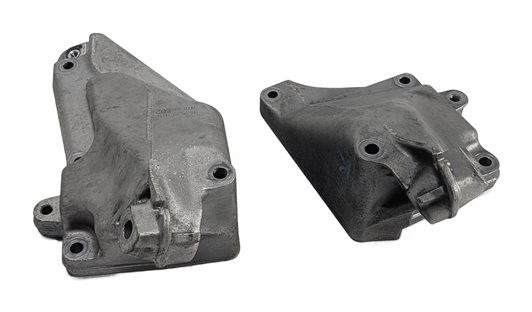 2010 MERCEDES GL450 (X164) 4.6L LEFT & RIGHT ENGINE MOTOR MOUNT BRACKET SET/2