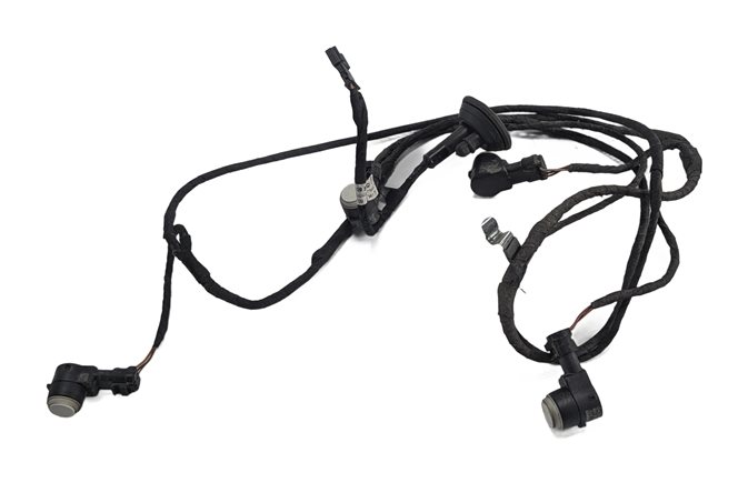 2010 MERCEDES GL450 (X164) REAR PARK ASSIST PDC SENSOR SET/4 w/HARNESS (White)