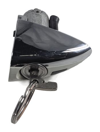 2010 MERCEDES GL450 (X164) FRONT LEFT DRIVER DOOR LOCK CYLINDER KEY CAP (White)