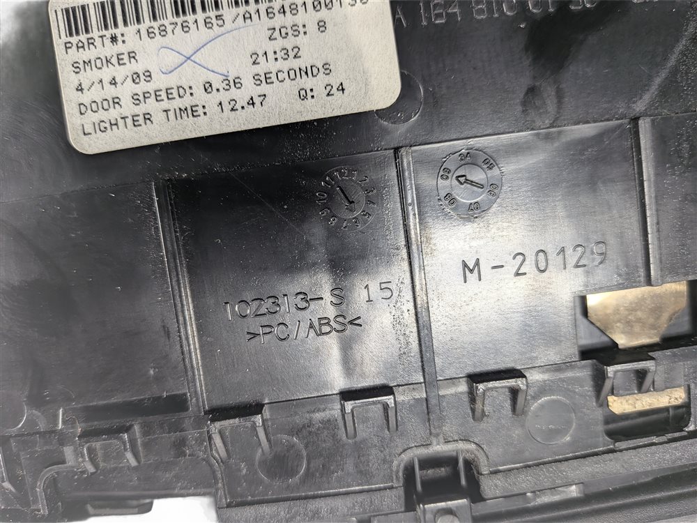Thumbnail 10: 2010 MERCEDES GL450 (X164) CENTER CONSOLE ASHTRAY w/CIGARETTE LIGHTER SOCKET