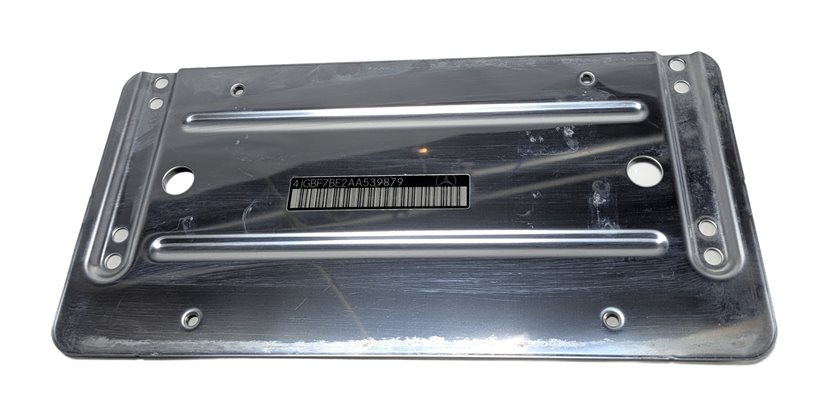 2010 MERCEDES GL450 (X164) REAR LICENSE PLATE TAG MOUNTING BRACKET HOLDER