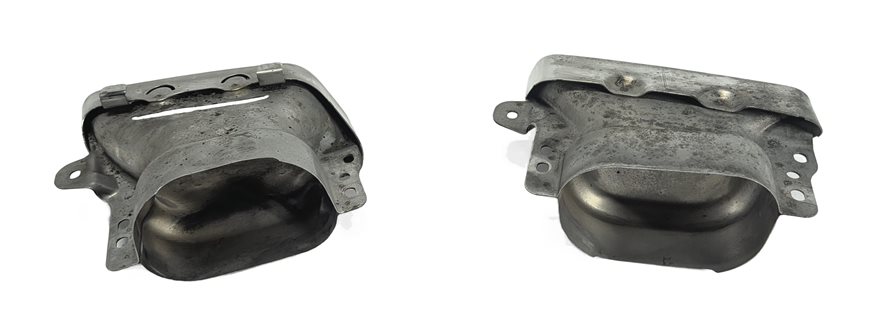 Thumbnail 4: 07-12 MERCEDES GL450 GL550 (X164) REAR LEFT & RIGHT MUFFLER EXHAUST TIP SET 2