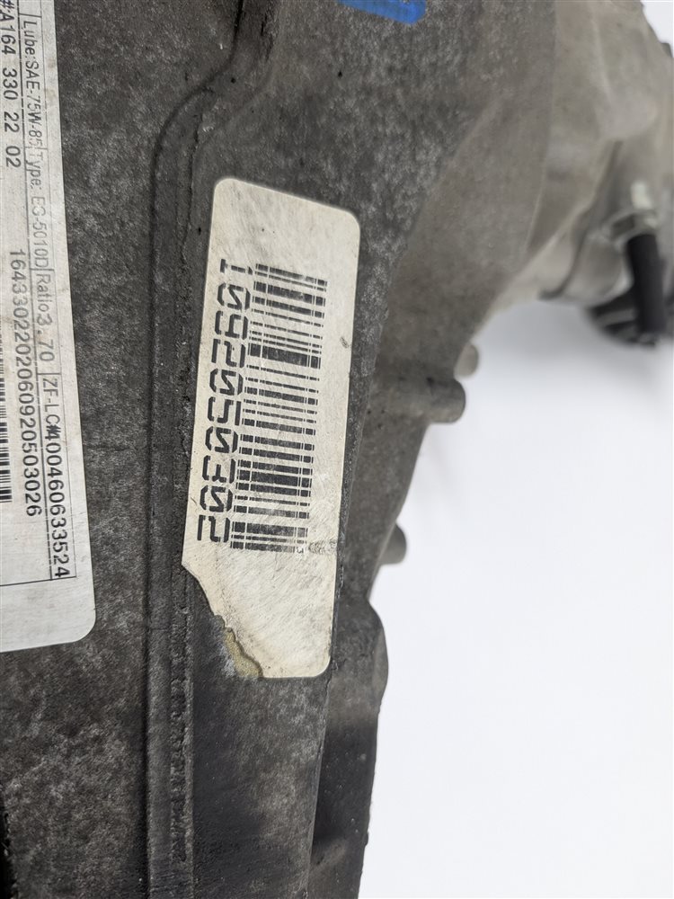 Thumbnail 6: 06-11 MERCEDES GL ML CLASS (W164 X164) FRONT DIFFERENTIAL GEAR CARRIER (3.70)