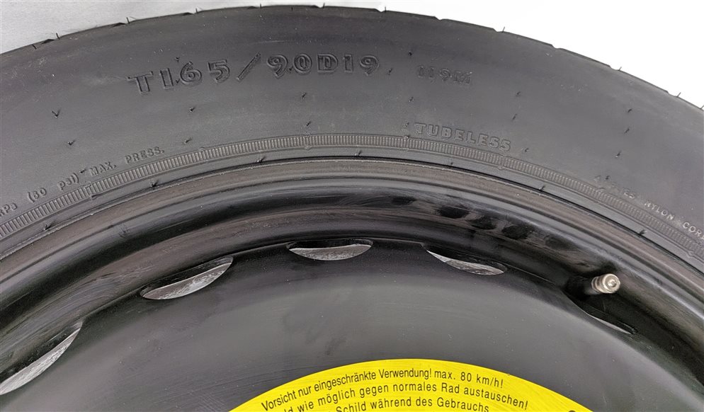 Thumbnail 8: 2007-2010 MERCEDES BENZ GL320 GL350 GL450 GL550 (X164) 19x4 SPARE TIRE WHEEL RIM