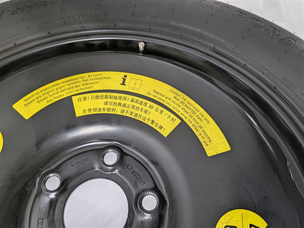 Thumbnail 9: 2007-2010 MERCEDES BENZ GL320 GL350 GL450 GL550 (X164) 19x4 SPARE TIRE WHEEL RIM