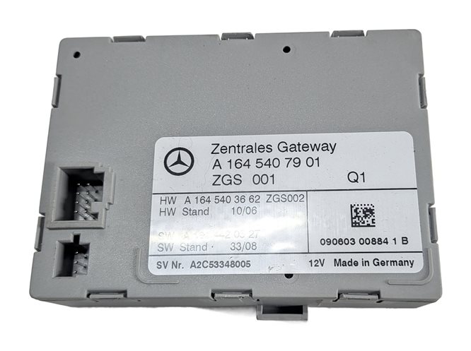 08-13 MERCEDES GL ML R CLASS (W164 W251 X164) GATEWAY MULTIPLEX CONTROL MODULE