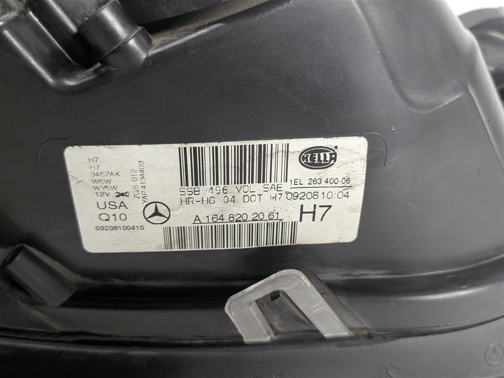 Thumbnail 9: 2007-2011 MERCEDES GL320 GL350 GL450 (X164) RIGHT HALOGEN HEADLIGHT LIGHT LAMP