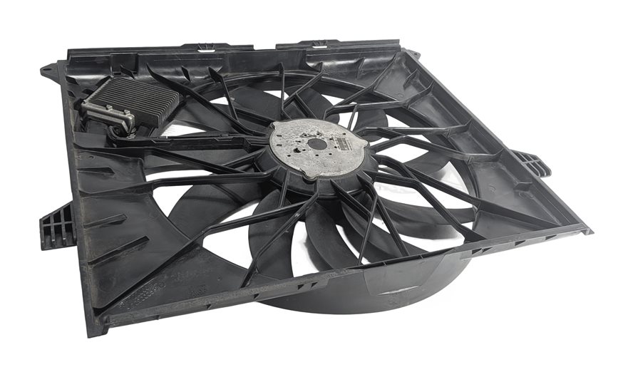 Thumbnail 3: 2007-2012 MERCEDES GL ML R CLASS (X164 W164 W251) RADIATOR COOLING FAN w/ SHROUD