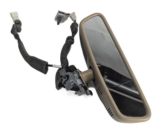 Thumbnail 2: 07-12 MERCEDES GL R CLASS (W251 X164) AUTODIM REARVIEW MIRROR w/HOMELINK (Brown)