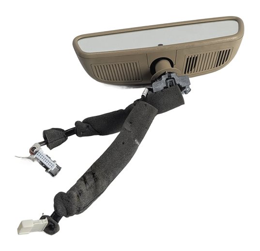 Thumbnail 3: 07-12 MERCEDES GL R CLASS (W251 X164) AUTODIM REARVIEW MIRROR w/HOMELINK (Brown)