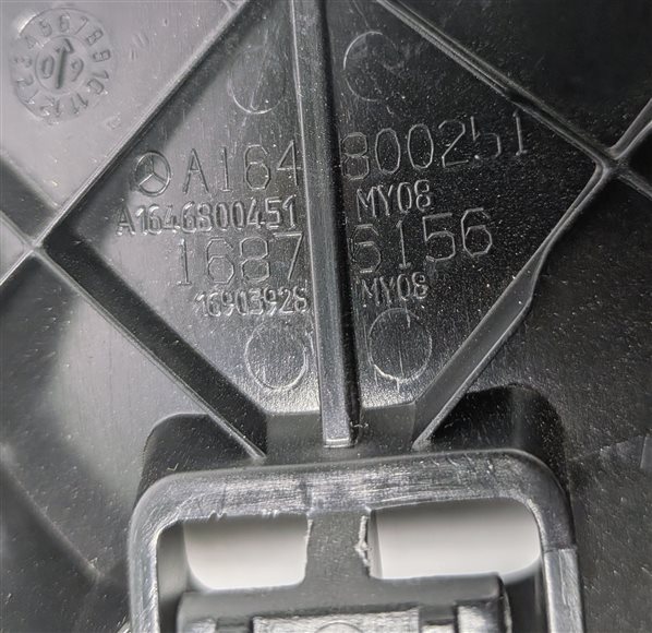 Thumbnail 5: 2006-2011 MERCEDES GL ML CLASS (W164 X164) FRONT CENTER CONSOLE ARM REST (Brown)