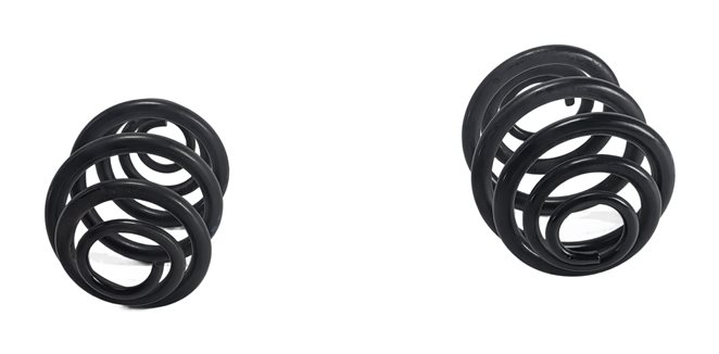 1999-2006 BMW 3 SERIES (E46) REAR LEFT & RIGHT STANDARD COIL SPRING SET 2 (RWD)