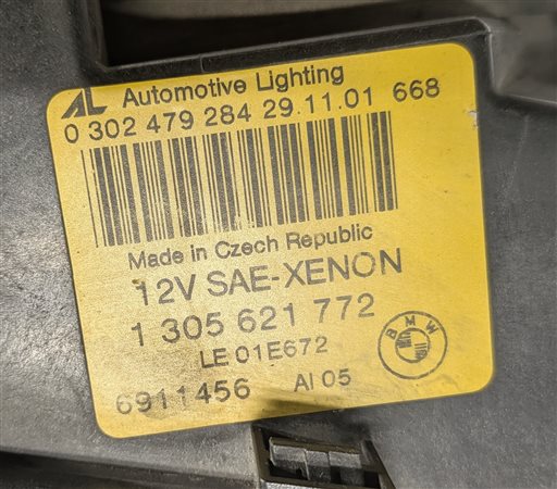 Thumbnail 13: 2002-2003 BMW 330Ci (E46) FRONT RIGHT XENON HID HEADLIGHT TITANIUM w/BALLAST