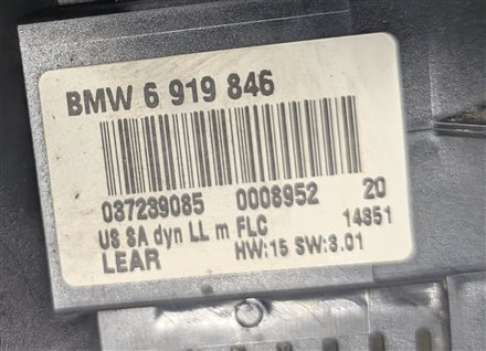 Thumbnail 8: 99-06 BMW 3 SERIES (E46) LEFT DASH HEADLIGHT FOGLIGHT DIMMER SWITCH KNOB BUTTON