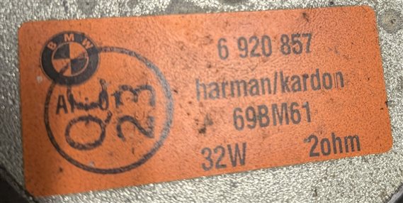 Thumbnail 9: 2002 BMW 330CI (E46) HARMAN KARDON SUBWOOFER SPEAKER BOX AMPLIFIER AMP MODULE