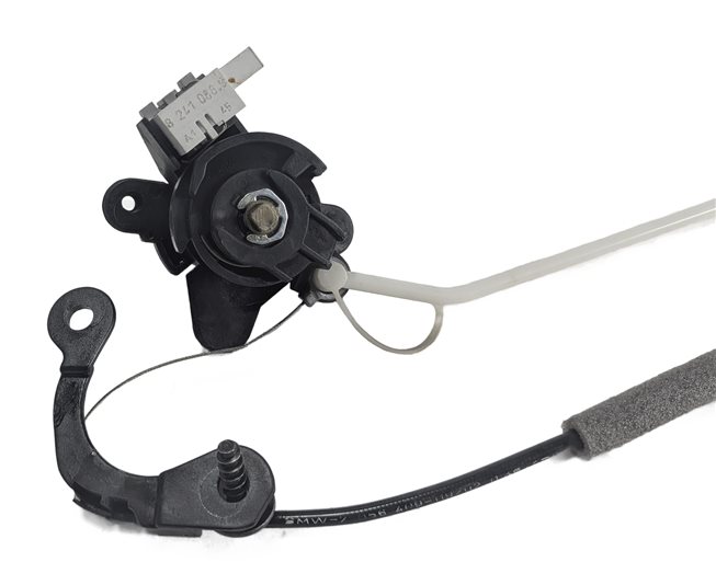 Thumbnail 5: 2002 BMW 330CI (E46) TRUNK LID DECKLID LOCK CYLINDER w/BOWDEN CABLE ROD