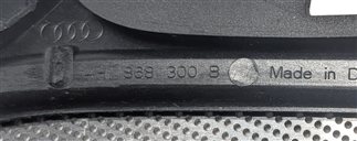 Thumbnail 10: 2011 AUDI A8 (D4 4H) BANG & OLUFSEN B&O SPEAKER GRILLE COVER SET/11 BLACK