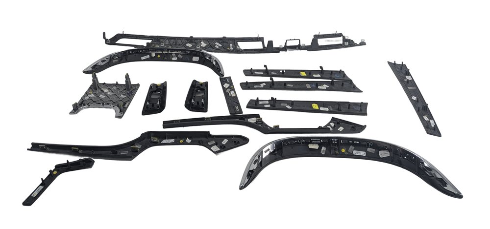 Thumbnail 4: 2011 AUDI A8 (D4 4H) INTERIOR DOOR DASH CENTER CONSOLE TRIM SET/14 (Vavona)
