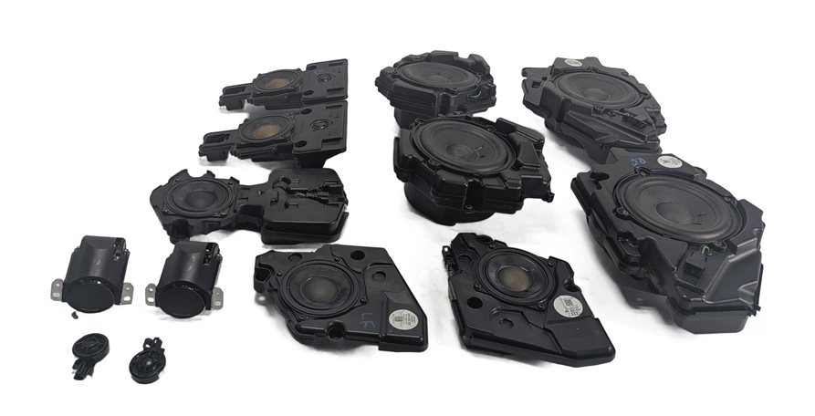 Thumbnail 2: 2011 AUDI A8 (D4 4H) BANG & OLUFSEN B&O AUDIO SOUND SYSTEM SPEAKER SET/13
