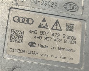 Thumbnail 7: 2011-2014 AUDI A8 (D4 4H) LEFT DRIVER DRL LED HEADLIGHT LIGHT LAMP (OPT 8EY)