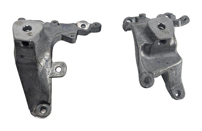 Thumbnail 3: 2011 AUDI A8 D4 4H 4.2L CDRA ENGINE LEFT/RIGHT MOTOR MOUNT SUPPORT BRACKET SET/2