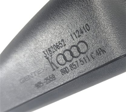 Thumbnail 4: 09-11 AUDI A5 S5 A8 (B8 8T D4 4H) AUTO DIM REAR VIEW MIRROR w/ COMPASS (Black)