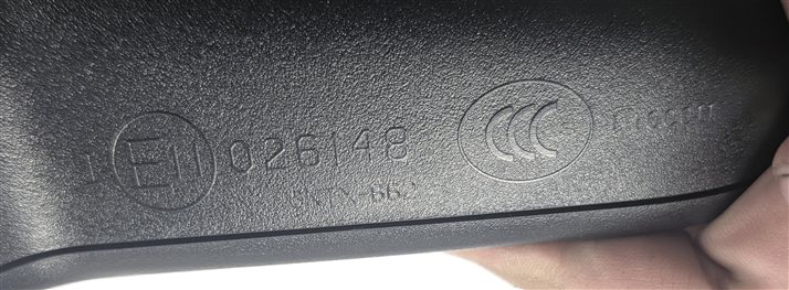 Thumbnail 5: 09-11 AUDI A5 S5 A8 (B8 8T D4 4H) AUTO DIM REAR VIEW MIRROR w/ COMPASS (Black)
