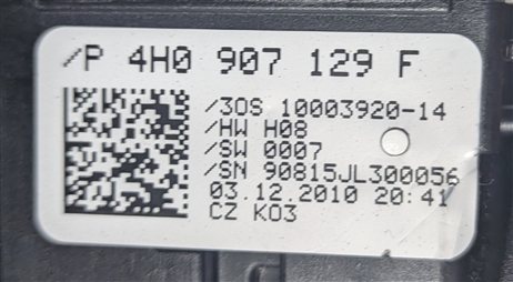 Thumbnail 5: 11-18 AUDI A8 S8 (D4 4H) STEERING COLUMN COMBINATION SWITCH (ADAPTIVE CRUISE)