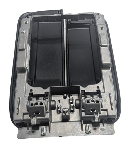 Thumbnail 4: 11-18 AUDI A8 S8 D4 4H CENTER CONSOLE LID (for cars w/ reclining seats) (Black)