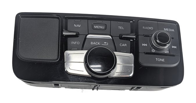 Thumbnail 3: 11-18 AUDI A8 S8 (D4 4H) CENTER CONSOLE MMI NAVIGATION CONTROL SWITCH (OPT 8DY)