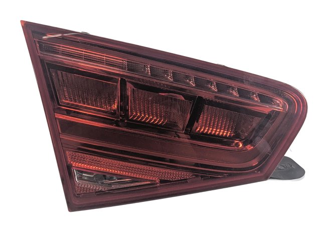 Thumbnail 3: 11-14 AUDI A8 S8 (D4 4H) LEFT DRIVER REAR TRUNK INNER LED TAILLIGHT LIGHT LAMP