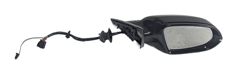 Thumbnail 4: 2011-2014 AUDI A8 S8 D4 4H RIGHT MIRROR w/HEAT PFOLD AUTODIM BLIND SPOT (Black)