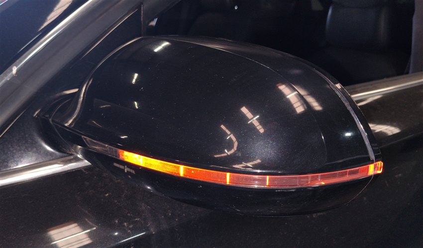 Thumbnail 2: 2011-2014 AUDI A8 S8 D4 4H LEFT MIRROR w/HEAT PFOLD AUTODIM BLIND SPOT (Black)