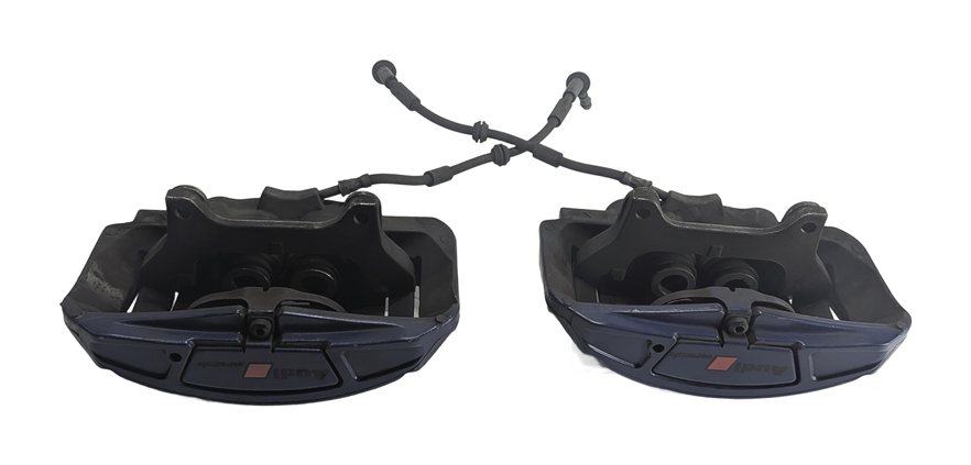 Thumbnail 3: 2011-2018 AUDI A8 QUATTRO (D4 4H) FRONT LEFT & RIGHT BRAKE CALIPER SET/2 380MM