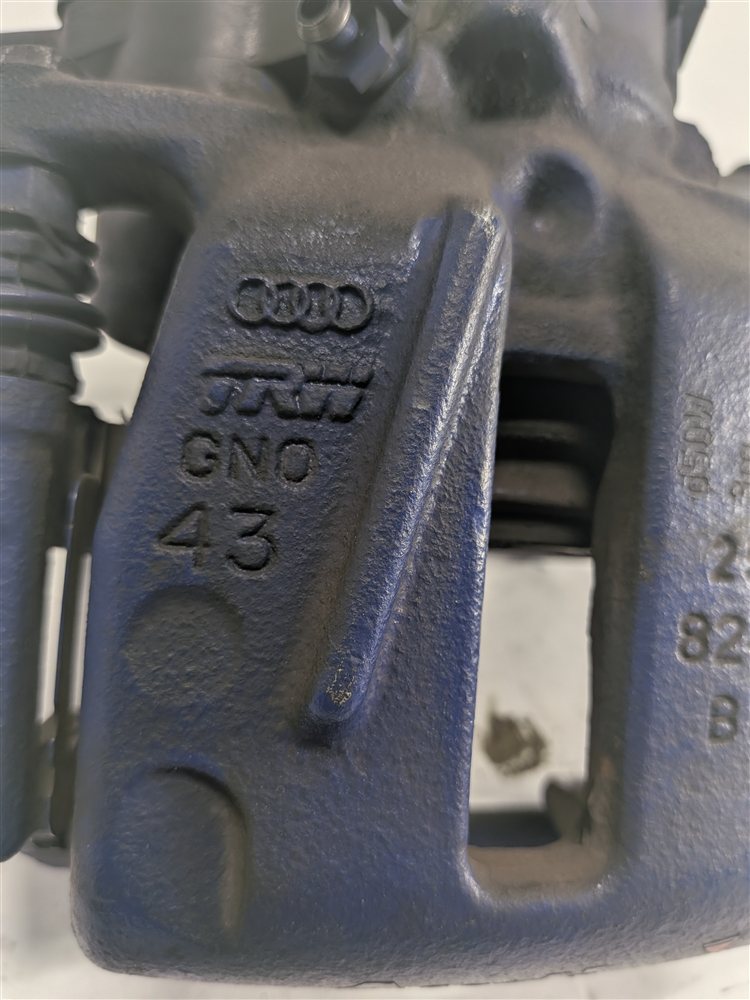 Thumbnail 5: 11-14 AUDI A8 QUATTRO D4 4H REAR RIGHT BRAKE CALIPER w/EPB PARKING BRAKE MOTOR
