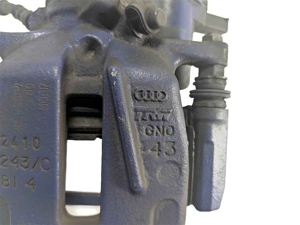 Thumbnail 6: 11-14 AUDI A8 QUATTRO D4 4H REAR LEFT BRAKE CALIPER w/EPB PARKING BRAKE MOTOR