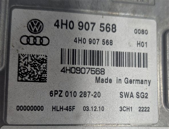 Thumbnail 5: 2011-2012 AUDI A8 QUATTRO (D4 4H) REAR LEFT BLIND SPOT RADAR SENSOR MODULE