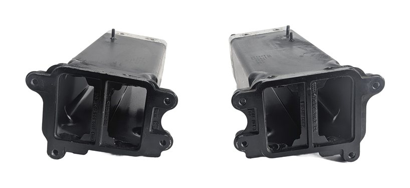 Thumbnail 2: 11-18 AUDI A8 S8 (D4 4H) FRONT LEFT & RIGHT BUMPER REINFORCEMENT BAR BRACKET SET