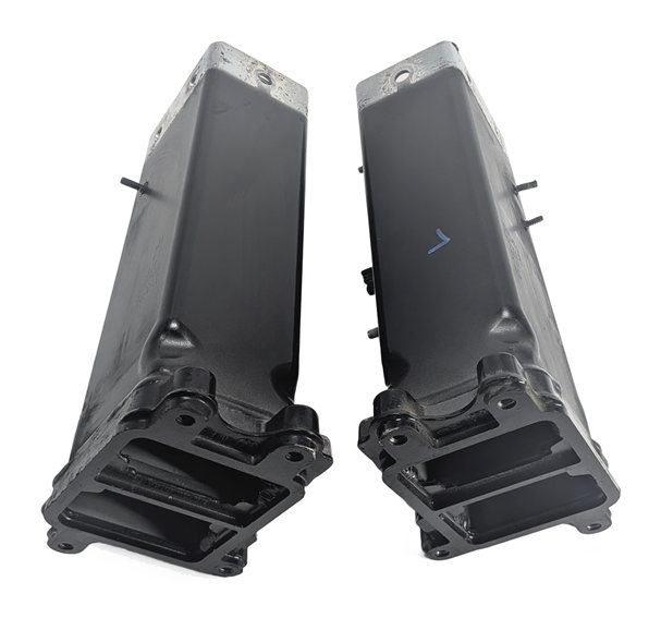 Thumbnail 4: 11-18 AUDI A8 S8 (D4 4H) FRONT LEFT & RIGHT BUMPER REINFORCEMENT BAR BRACKET SET
