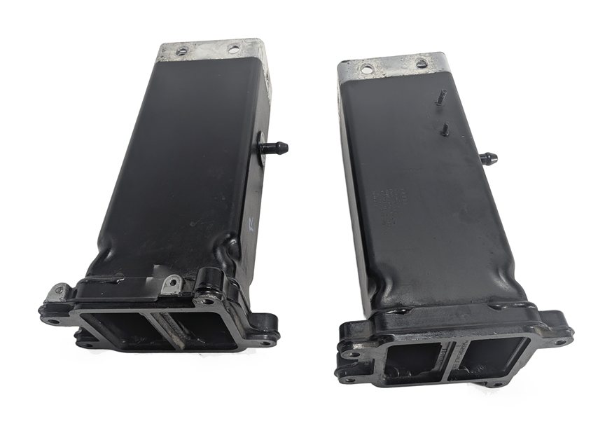Thumbnail 5: 11-18 AUDI A8 S8 (D4 4H) FRONT LEFT & RIGHT BUMPER REINFORCEMENT BAR BRACKET SET