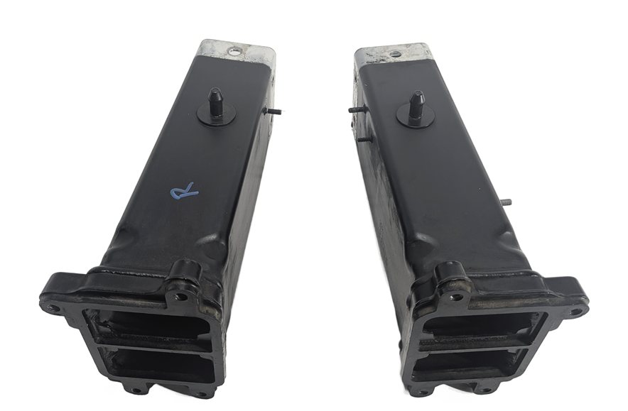Thumbnail 6: 11-18 AUDI A8 S8 (D4 4H) FRONT LEFT & RIGHT BUMPER REINFORCEMENT BAR BRACKET SET