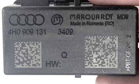 Thumbnail 8: 11-12 AUDI A8 (D4 4H) 4.2L (CDRA) ECM BCM CLUSTER GATEWAY STEERING LOCK KEY SET