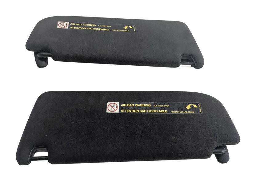 Thumbnail 5: 10-18 AUDI A8 S8 (D4 4H) FRONT LEFT & RIGHT SUNVISOR SUN VISOR SHADE SET (Black)