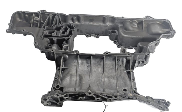 Thumbnail 4: 2011-2013 AUDI A8 (D4 4H) 4.2L V8 UPPER ENGINE MOTOR OIL PAN CRADLE